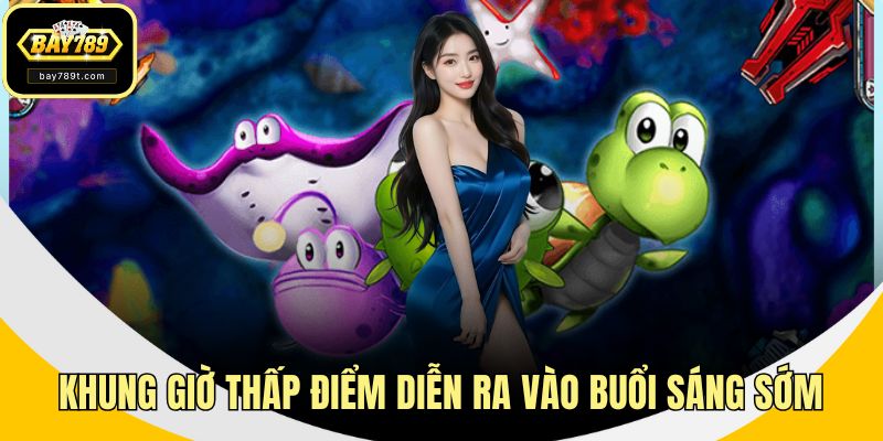 Khung giờ thấp điểm diễn ra vào buổi sáng sớm